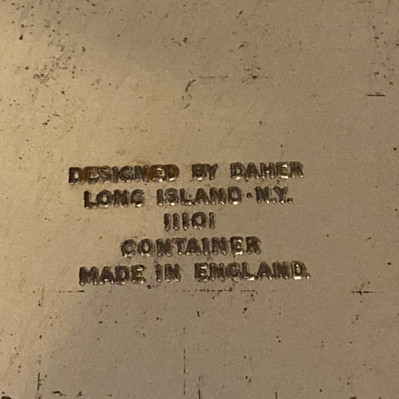 Daher England 3 Kings Tin Box Metal Tin Plain Tree Tobacco Sliced Plug Smoking - Picture 9 of 12